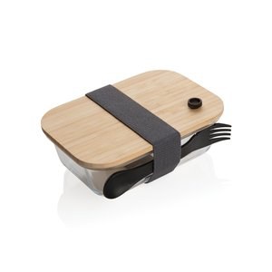 XD Collection P269.56 - Glass lunchbox with bamboo lid