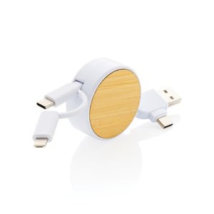 XD Collection P302.37 - RCS recycelter Kunststoff Ontario 6-in-1 Einziehbares Kabel