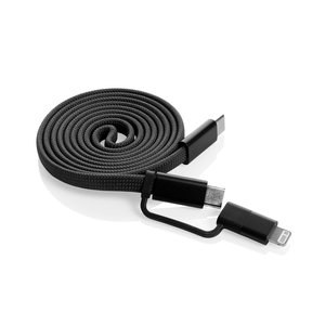 XD Xclusive P302.91 - Arc RCS recyceltes ultradünnes 60W 2 in 1 magnetisches Kabel