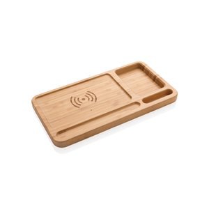 XD Collection P308.62 - Bamboo desk organiser 5W wireless charger