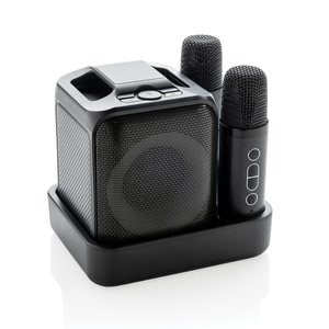 XD Collection P331.06 - Singvibe RCS Karaoke-Set aus recyceltem Kunststoff mit Doppelmikrofon