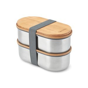 Black + Blum P439.20 - Black+Blum Stainless Steel Double Bento Box