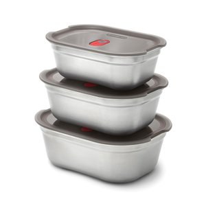 Black + Blum P439.21 - Black+Blum Mealprep Box 3pcs Set Small, Medium, Large