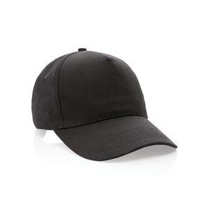 XD Collection P453.33 - Impact 5 Panel Kappe aus 190 g recycelter Baumwolle mit AWARE™-Tracer