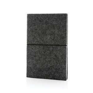 XD Collection P774.47 - GRS certified recycled felt A5 softcover notebook