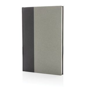XD Collection P774.54 - Wörter A5-Notizbuch aus GRS-zertifiziertem RPET und Kraftpapier