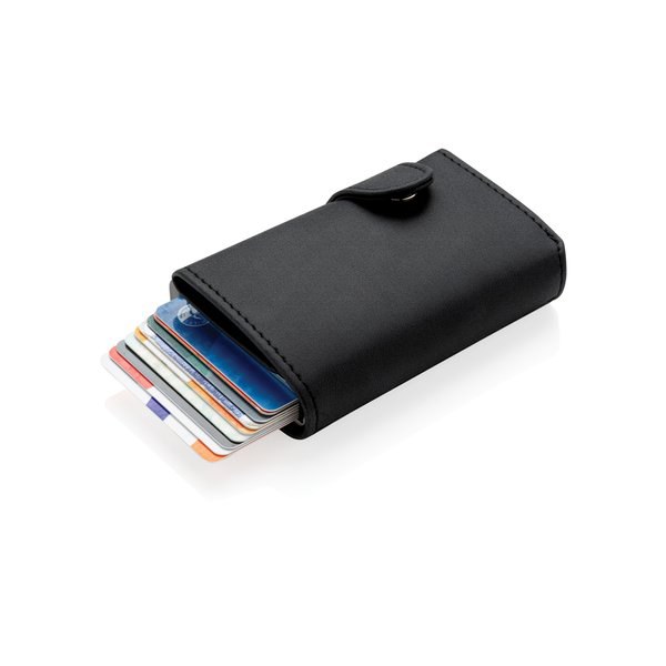 Standard-Aluminium-RFID-Kartenhalter mit PU-Geldbörse